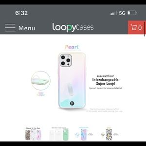 Gently used loopy. Few scratches on back.